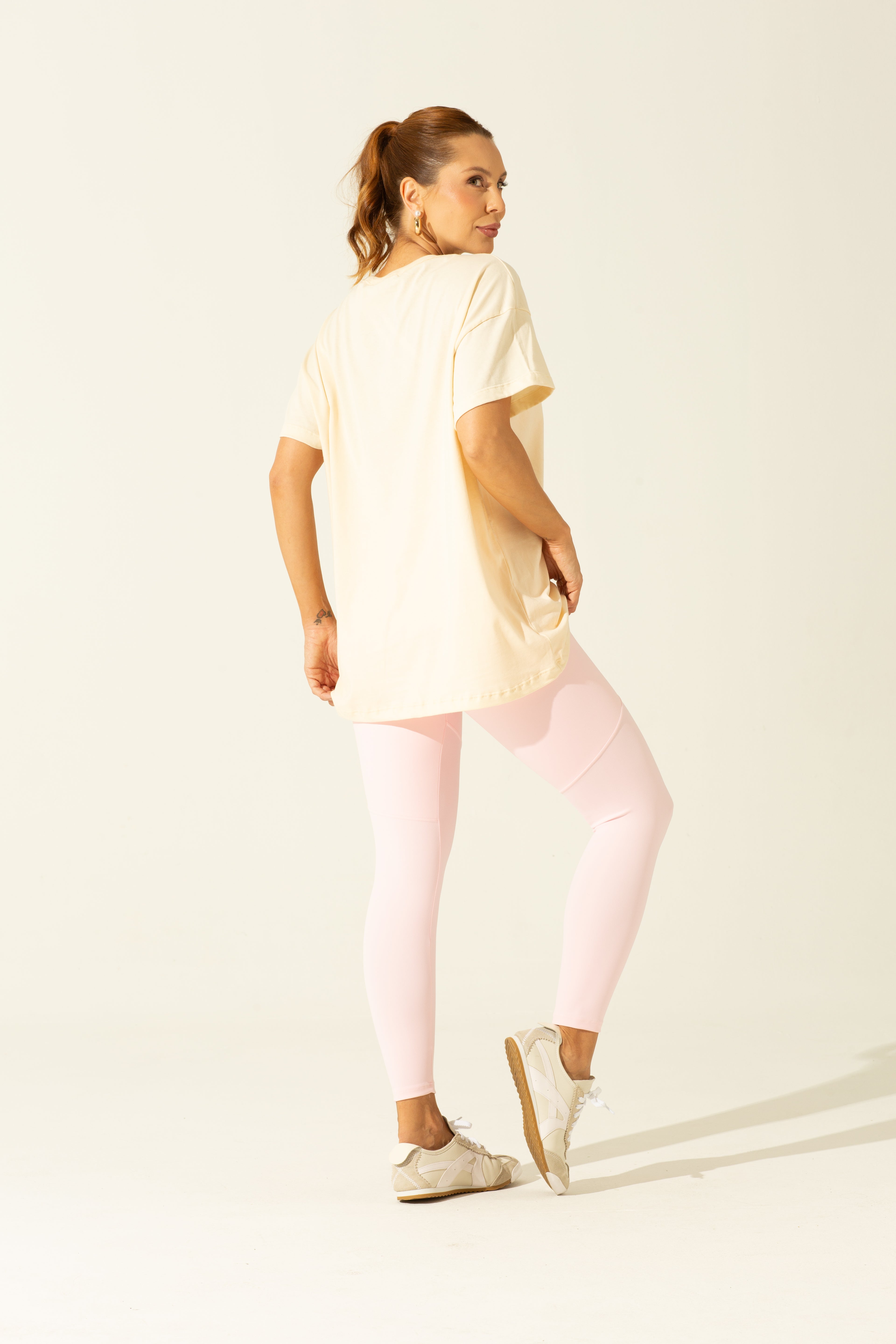 Camiseta Solare Oversized Off White