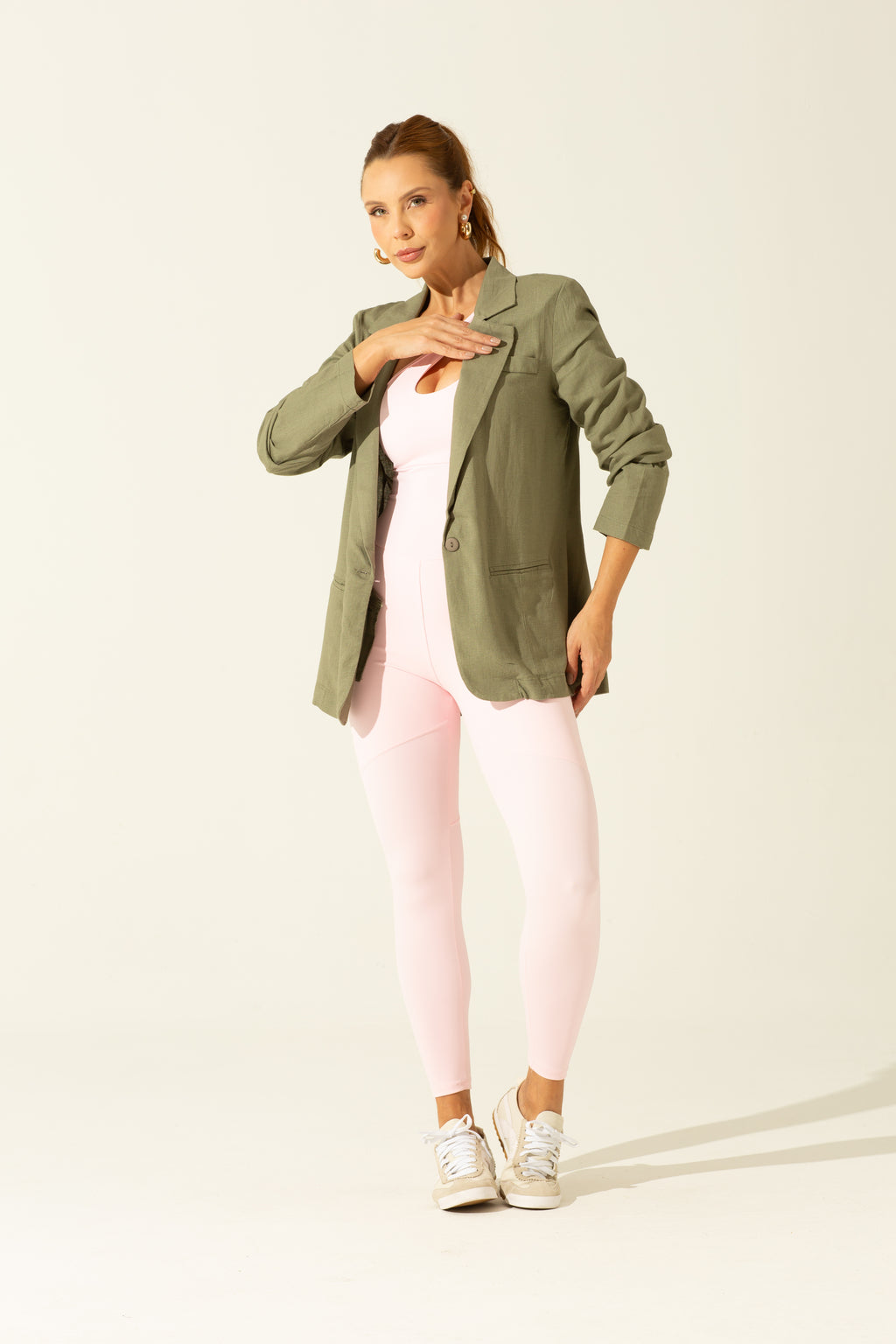 Macacão Gaia Rosa Blush